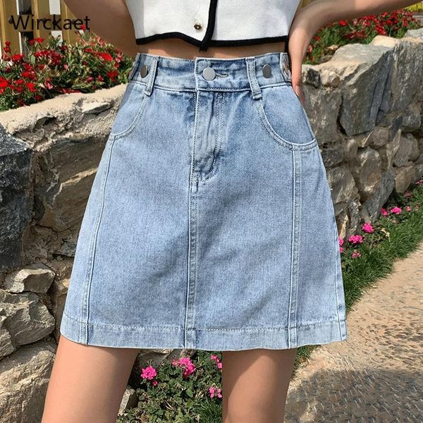 skirts denim miniskirt for women high waist skirt summer 2021 women's jeans womens korean style vintage a line, Black
skirts denim miniskirt for women high waist skirt summer 2021 women's jeans womens korean style vintage a line, Black