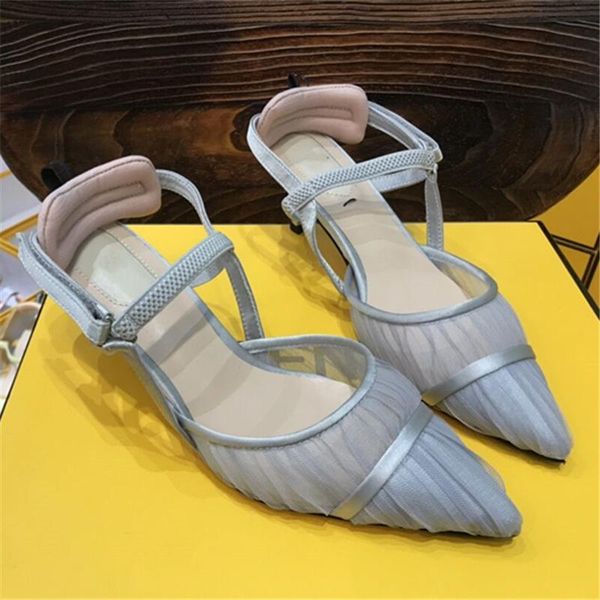 dress shoes 2021 design woman mesh thin high heels pointed toe zapatos de mujer ankle buckle ladies pumps elegant sandals, Black
dress shoes 2021 design woman mesh thin high heels pointed toe zapatos de mujer ankle buckle ladies pumps elegant sandals, Black
