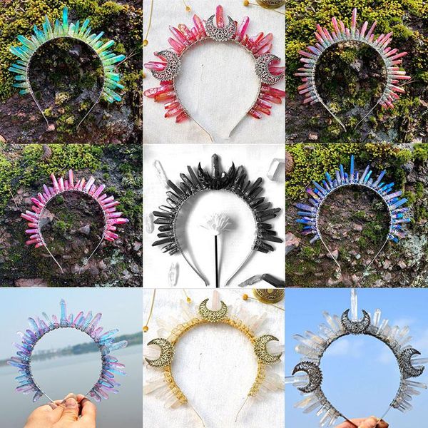 hair clips & barrettes handmade moon natural crystal raw quartz crown wedding bride bridesmaid party jewelry headband ladies headgear access, Golden;silver
hair clips & barrettes handmade moon natural crystal raw quartz crown wedding bride bridesmaid party jewelry headband ladies headgear access, Golden;silver