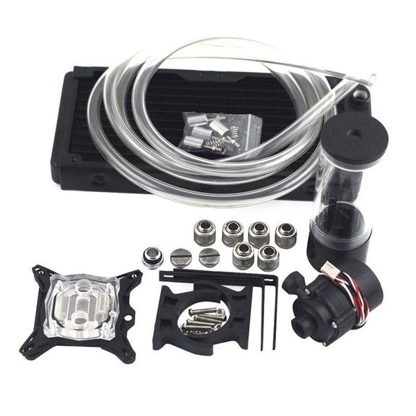 lapcooling pads pc cpu overclocking water system set 240b radiator + sc600 pump 190mm tank 2m tube block with total fitting
lapcooling pads pc cpu overclocking water system set 240b radiator + sc600 pump 190mm tank 2m tube block with total fitting