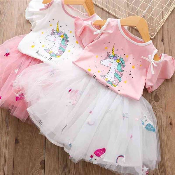summer unicorn outfits for girls girl dress clothes set kids princess costume birthday party children clothing sets dresses, Red;yellow 
summer unicorn outfits for girls girl dress clothes set kids princess costume birthday party children clothing sets dresses, Red;yellow