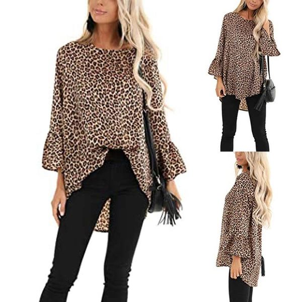 fashion leopard print blouse shirt loose o-neck tee casual autumn winter ladies female women long sleeve blusas pullover women's blous, White
fashion leopard print blouse shirt loose o-neck tee casual autumn winter ladies female women long sleeve blusas pullover women's blous, White