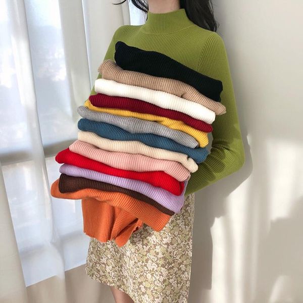 autumn winter thick sweater women knitted ribbed pullover long sleeve turtleneck slim jumper soft warm pull femme women's sweaters, White;black
autumn winter thick sweater women knitted ribbed pullover long sleeve turtleneck slim jumper soft warm pull femme women's sweaters, White;black
