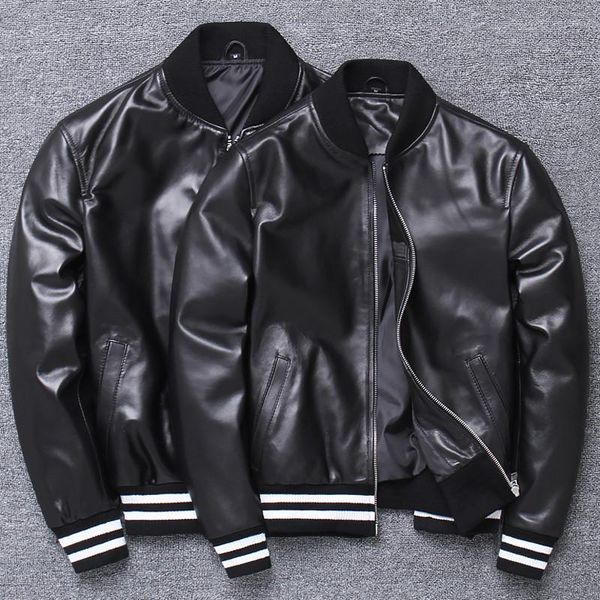 women's leather & faux casual fashion lovers sheepskin jackets genuine coat couples women and man real 4xl large size a801, Black
women's leather & faux casual fashion lovers sheepskin jackets genuine coat couples women and man real 4xl large size a801, Black