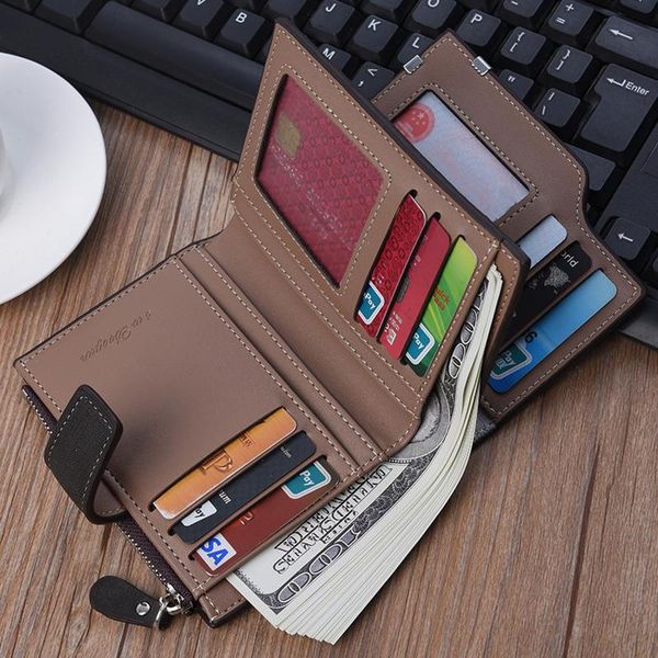 wallets 2021 mini business wallet fashion men's luxury solid color long leather retro vintage card holder bag, Red;black
wallets 2021 mini business wallet fashion men's luxury solid color long leather retro vintage card holder bag, Red;black