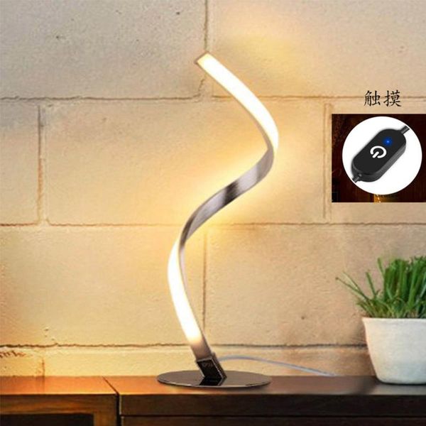 table lamps led spiral lamp curved desk bedside cool white warm touch dimming for living room reading home decor
table lamps led spiral lamp curved desk bedside cool white warm touch dimming for living room reading home decor