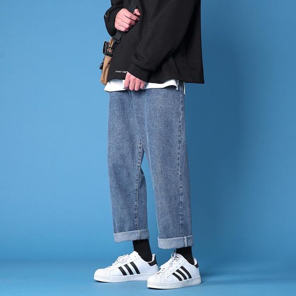 men's jeans hip hop cargo pants elastic harem joggers 2022 autumn and spring men, Blue
men's jeans hip hop cargo pants elastic harem joggers 2022 autumn and spring men, Blue