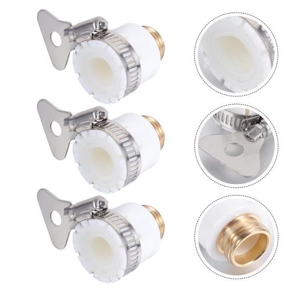kitchen faucets 3 pcs universal adapter with clamp garden hose repair accessory
kitchen faucets 3 pcs universal adapter with clamp garden hose repair accessory