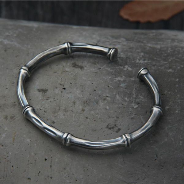sterling silver bamboo design simple bangles bracelet jewelry for women/ladies present/gift hyperbole round style bangle, Black
sterling silver bamboo design simple bangles bracelet jewelry for women/ladies present/gift hyperbole round style bangle, Black
