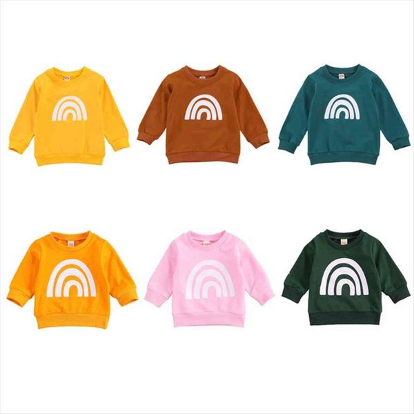 0 6years toddler baby boy girl casual sweatshirts long sleeve crew neck rainbow printed pullover, Black
0 6years toddler baby boy girl casual sweatshirts long sleeve crew neck rainbow printed pullover, Black