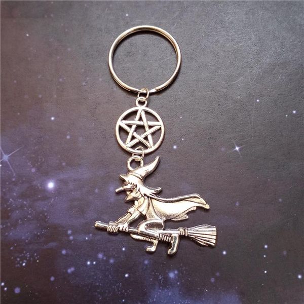 keychains witch keychain, key ring, daughter gift, creative friend girlfriend boyfriend pentagram keychain, Silver
keychains witch keychain, key ring, daughter gift, creative friend girlfriend boyfriend pentagram keychain, Silver