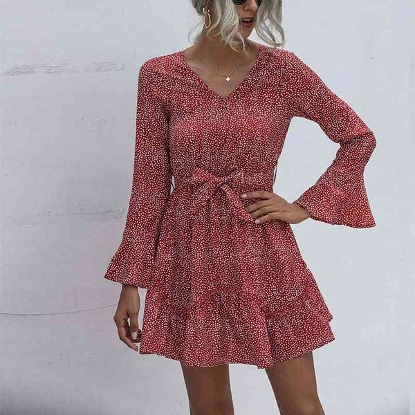 casual dresses autumn ruffle print women spring v neck butterfly sleeve female lace-up slim elegant midi party vestido 56sc, Black;gray
casual dresses autumn ruffle print women spring v neck butterfly sleeve female lace-up slim elegant midi party vestido 56sc, Black;gray