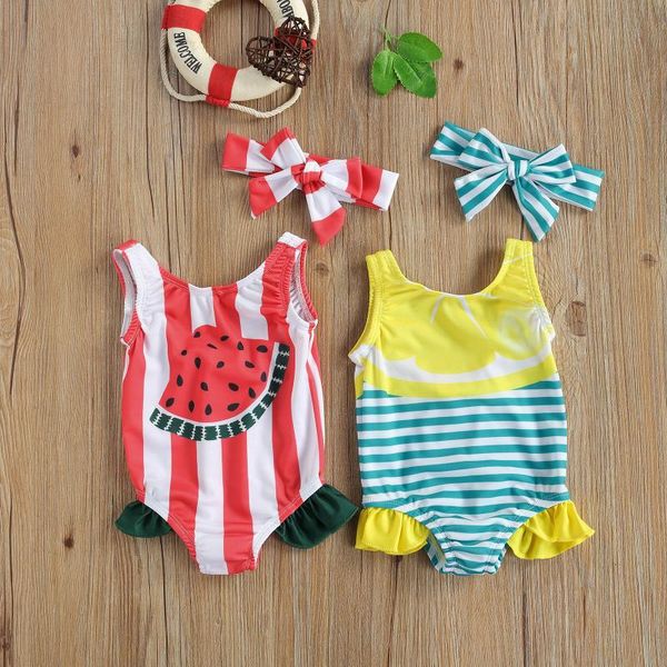 fahsion baby girls summer swimsuits bikini sleeveless fruit print u-shaped neck ruffle swimwear+headband kids beachwear one-pieces, Black
fahsion baby girls summer swimsuits bikini sleeveless fruit print u-shaped neck ruffle swimwear+headband kids beachwear one-pieces, Black
