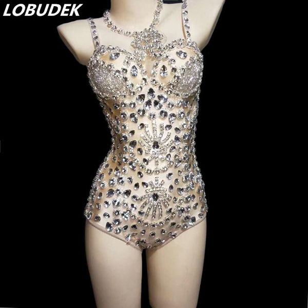 silver glass diamond sleeveless bodysuit flashing rhinestones catsuit women dj singer nightclub party show stage ds costume women's jum, Black;white
silver glass diamond sleeveless bodysuit flashing rhinestones catsuit women dj singer nightclub party show stage ds costume women's jum, Black;white