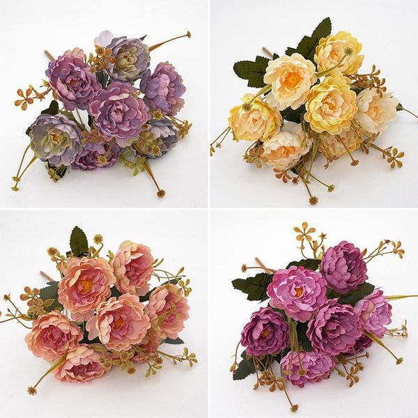 cm rose pink silk bouquet peony artificial flower 7 big head bridal wedding home decoration fake decorative flowers & wreaths
cm rose pink silk bouquet peony artificial flower 7 big head bridal wedding home decoration fake decorative flowers & wreaths