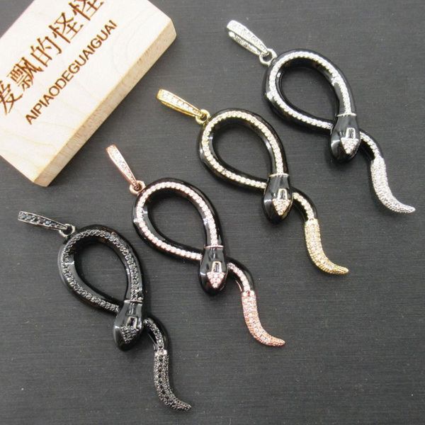 charms apdgg 18x49mm snake gold plated cubic zircon cz paved connector necklace pendant jewelry diy, Bronze;silver
charms apdgg 18x49mm snake gold plated cubic zircon cz paved connector necklace pendant jewelry diy, Bronze;silver