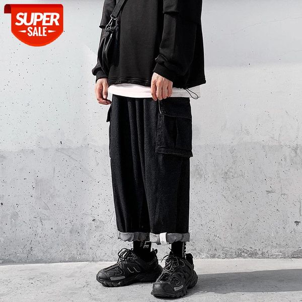 2019 men's wide leg pants baggy homme casual cargo pocket wash jeans black/blue biker denim loose bf style trousers s-xl #wk3w
2019 men's wide leg pants baggy homme casual cargo pocket wash jeans black/blue biker denim loose bf style trousers s-xl #wk3w
