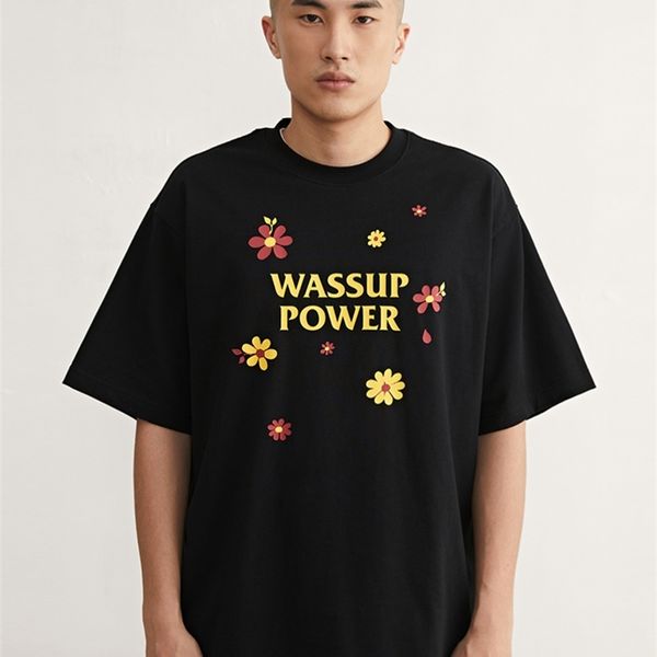 wassup summer 2021 floret t-shirt guochao leisure round neck printing men and women lovers cotton loose short sleeves, White;black
wassup summer 2021 floret t-shirt guochao leisure round neck printing men and women lovers cotton loose short sleeves, White;black
