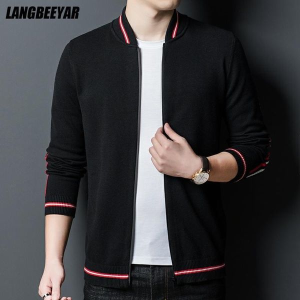 men's sweaters grade autum luxury designer fashion knit cardigan zipper striped sweater mens casual coats jacket men clothing, White;black
men's sweaters grade autum luxury designer fashion knit cardigan zipper striped sweater mens casual coats jacket men clothing, White;black