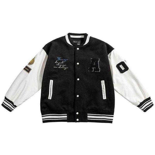 american baseball uniform men's spring and autumn flight jacket couple japanese brand, Black;brown
american baseball uniform men's spring and autumn flight jacket couple japanese brand, Black;brown