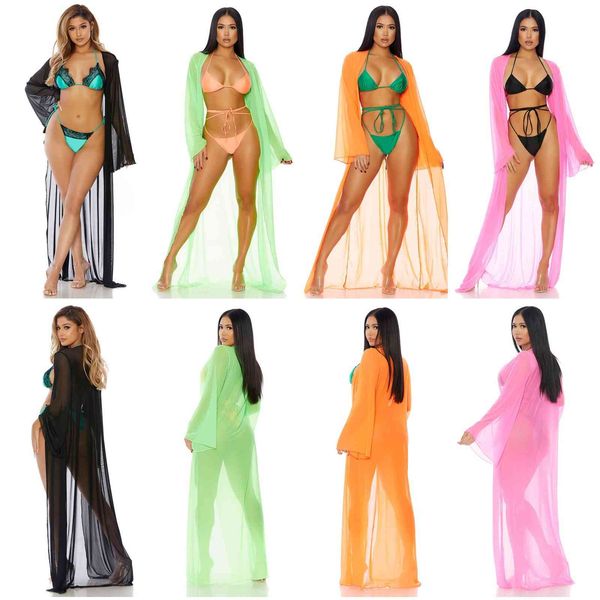 Boutique Dress 2021 Summer Sexy Mesh Long Sleeve Large Swing Sunscreen Swimsuit Bikini Blouse, Orange
Boutique Dress 2021 Summer Sexy Mesh Long Sleeve Large Swing Sunscreen Swimsuit Bikini Blouse, Orange