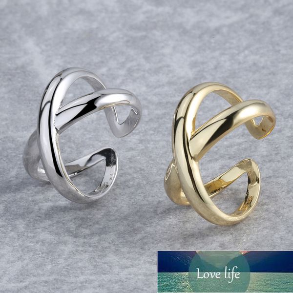 925 sterling silver double layer cross x-shaped gold color ring opening size ring for women men s-r703
925 sterling silver double layer cross x-shaped gold color ring opening size ring for women men s-r703