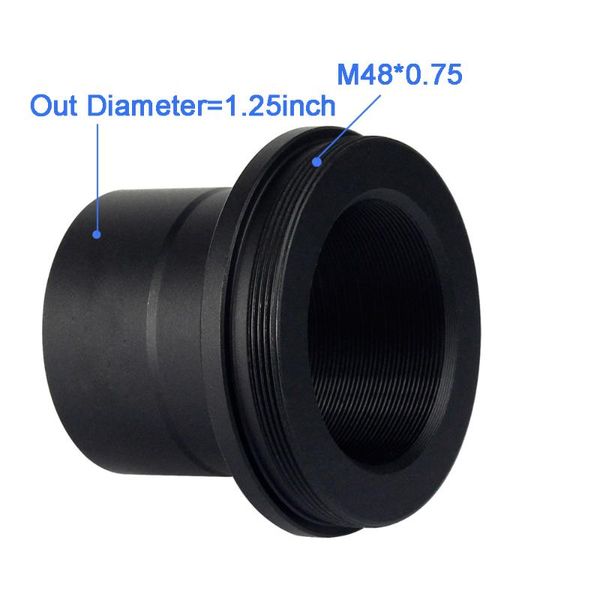 telescopes telescope camera adapter 1.25" t mount to m42x0.75 for slr m0138a 
telescopes telescope camera adapter 1.25" t mount to m42x0.75 for slr m0138a