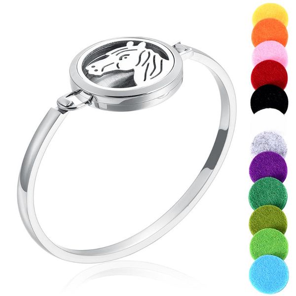 30mm stainless steel / perfume essential oils fragrance diffuser locket bracelet + 12 washable pads bangle, Black
30mm stainless steel / perfume essential oils fragrance diffuser locket bracelet + 12 washable pads bangle, Black