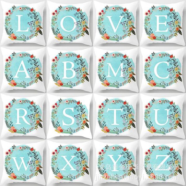 cushion/decorative pillow household items 26 english alphabet peach skin pillowcase car sofa cushion cover diy printed chair decoration
cushion/decorative pillow household items 26 english alphabet peach skin pillowcase car sofa cushion cover diy printed chair decoration