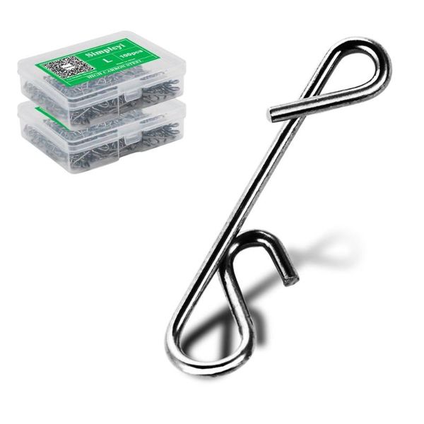 fishing hooks 50-100pcs/box ss s l xl xxl stainless steel hook lock snap swivel solid rings safety snaps connector fish tool
fishing hooks 50-100pcs/box ss s l xl xxl stainless steel hook lock snap swivel solid rings safety snaps connector fish tool