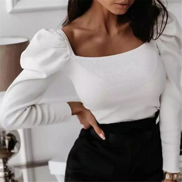 fashion puff sleeve khaki women romper black white bodysuit long square collar solid spring autumn body jumpsuit
fashion puff sleeve khaki women romper black white bodysuit long square collar solid spring autumn body jumpsuit
