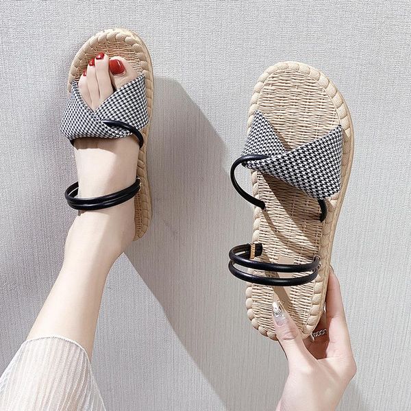 summer sandals women shoes flats rome slippers slides slip on comfy outdoor lady sandalias ordicas mujer, Black
summer sandals women shoes flats rome slippers slides slip on comfy outdoor lady sandalias ordicas mujer, Black