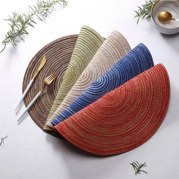 mats & pads placemat non-slip insulation pad cotton yarn home table mat round for dining coasters
mats & pads placemat non-slip insulation pad cotton yarn home table mat round for dining coasters