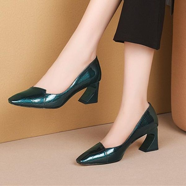dress shoes women pumps cow leather party spring summer shallow slip on high heeled square toe 2021 woman, Black
dress shoes women pumps cow leather party spring summer shallow slip on high heeled square toe 2021 woman, Black