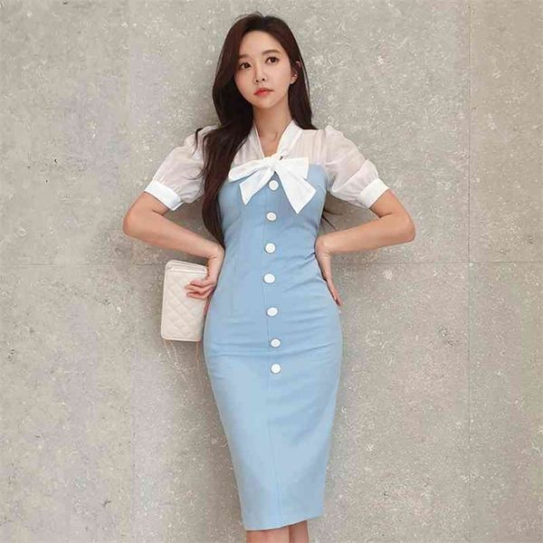 summer product ol professional temperament tulle stitching lace bow slim dress office lady sheath 210416, Black;gray
summer product ol professional temperament tulle stitching lace bow slim dress office lady sheath 210416, Black;gray