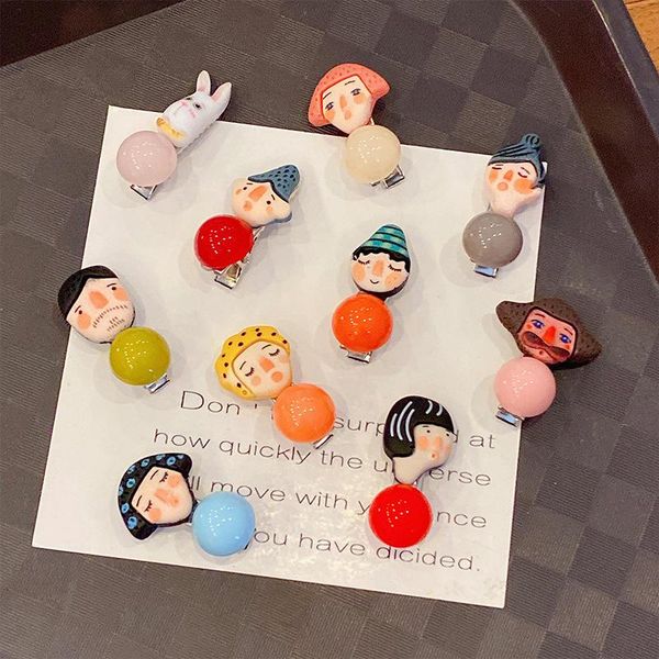 hair accessories girls cute cartoon small people ball hairpins sweet decorate clip creativity barrette headband fashion, Slivery;white
hair accessories girls cute cartoon small people ball hairpins sweet decorate clip creativity barrette headband fashion, Slivery;white