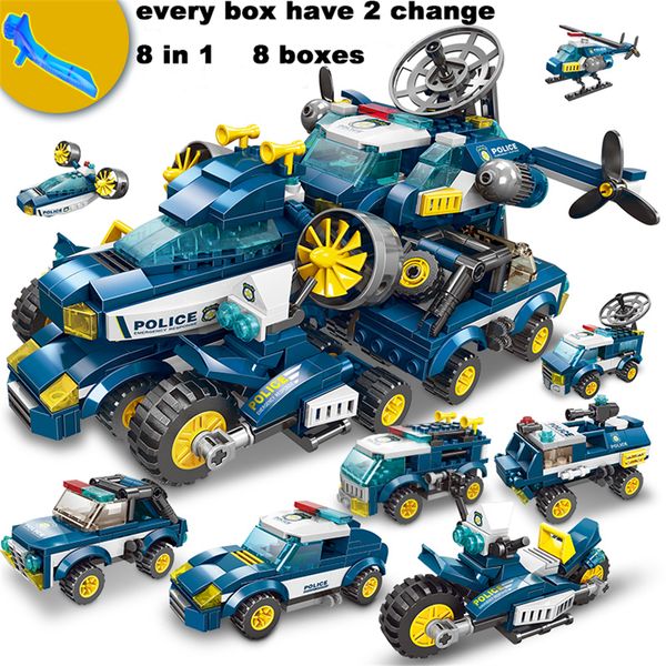 668PCS Building Blocks City Police Series Toys Vehicle Aircraft Car Boy Educational Blocks Car Model Bricks Construction Brick
668PCS Building Blocks City Police Series Toys Vehicle Aircraft Car Boy Educational Blocks Car Model Bricks Construction Brick