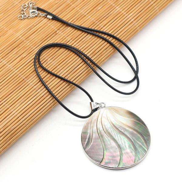 pendant necklaces natural shell alloy temperament necklace bling round charm jewelry for romantic gifts men women wholesale 50x50mm, Silver
pendant necklaces natural shell alloy temperament necklace bling round charm jewelry for romantic gifts men women wholesale 50x50mm, Silver