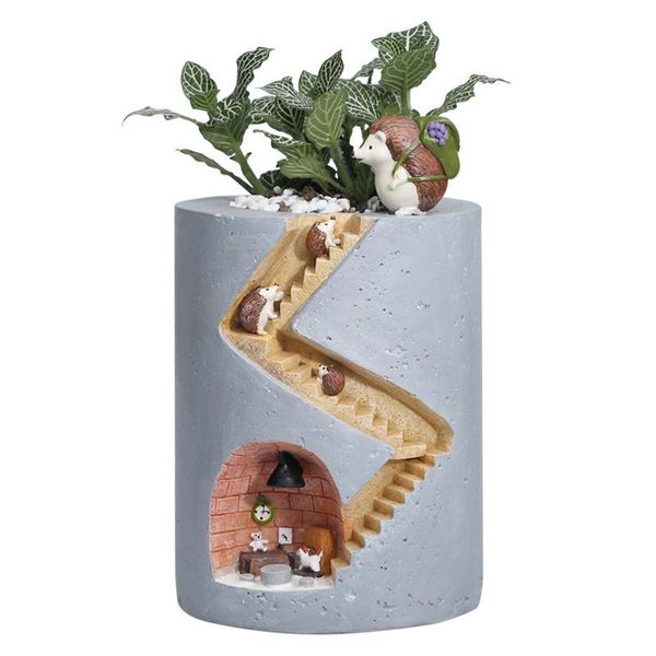 vases creative animal resin flowerpot succulents planter water planting container hedgehog decorative pot deskornament
vases creative animal resin flowerpot succulents planter water planting container hedgehog decorative pot deskornament