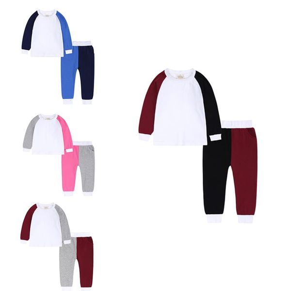 loungewear pajama set 2pcs for children kid clothes of sleepwear contrast color pants baby girls boys sets body suit clothing, White
loungewear pajama set 2pcs for children kid clothes of sleepwear contrast color pants baby girls boys sets body suit clothing, White