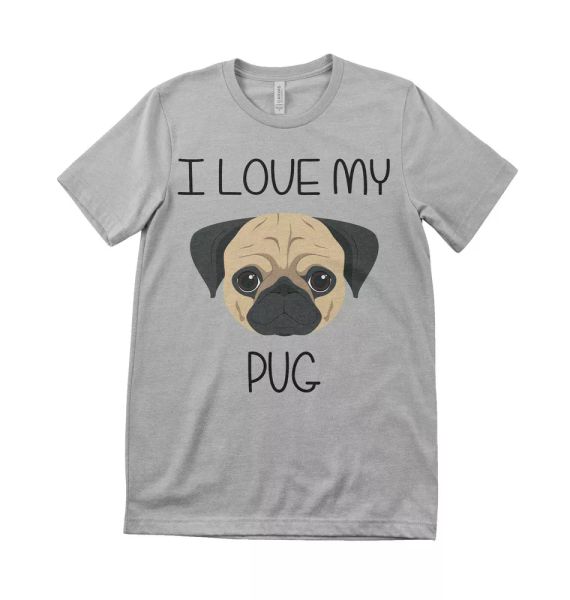I Love My Pug Unisex & Kids Dog Animal Lover T shirt All Sizes Grey & White, White;black
I Love My Pug Unisex & Kids Dog Animal Lover T shirt All Sizes Grey & White, White;black