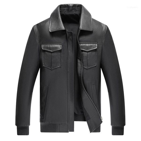 men's leather & faux jacket men soft really male business casual coats man jaqueta masculinas inverno couro large size xxxl 4x1, Black
men's leather & faux jacket men soft really male business casual coats man jaqueta masculinas inverno couro large size xxxl 4x1, Black
