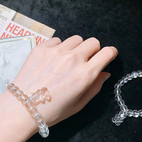 link, chain cute girly clear white crystal bracelet for women boho jewelry geometric leaves beads layered hand charm set, Black
link, chain cute girly clear white crystal bracelet for women boho jewelry geometric leaves beads layered hand charm set, Black