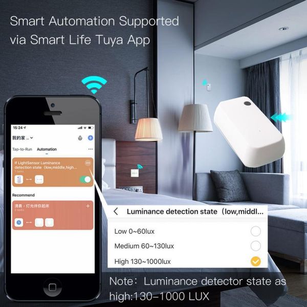 smart home control tuya wifi light sensor illuminance brightness detector linkage life work with alex google
smart home control tuya wifi light sensor illuminance brightness detector linkage life work with alex google
