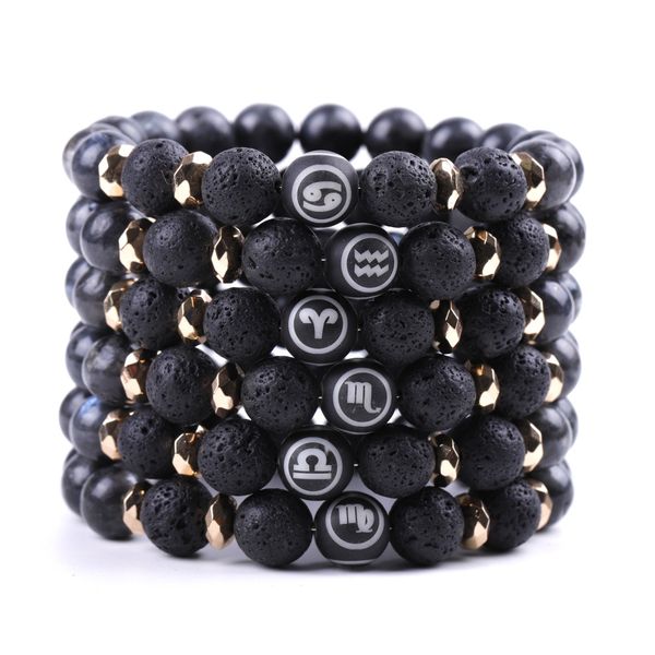 zodiac constellations beaded bracelets strand natural chinese labradorite stone beads yoga balance healing reiki bracelet aromatherapy, Black
zodiac constellations beaded bracelets strand natural chinese labradorite stone beads yoga balance healing reiki bracelet aromatherapy, Black