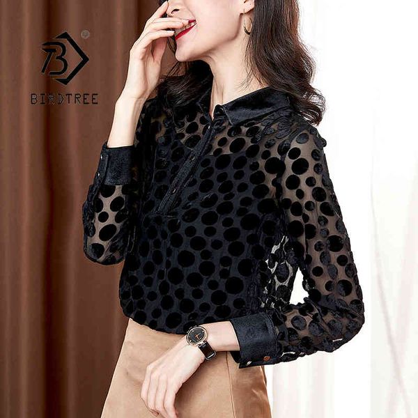 sheer polka dot shirts for women lace transparent turn down collar blouses spring autumn t11901x 210419, White
sheer polka dot shirts for women lace transparent turn down collar blouses spring autumn t11901x 210419, White