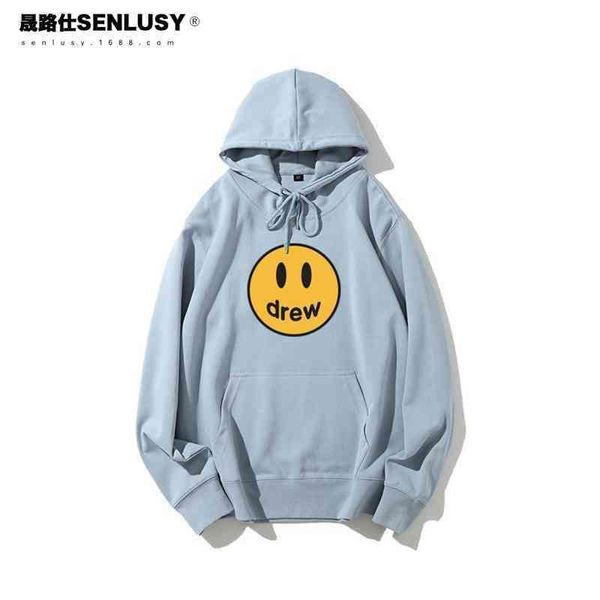 2021 autumn fashion brand smiley face printed men's hoodie drew thin plush loose for men and women, Black
2021 autumn fashion brand smiley face printed men's hoodie drew thin plush loose for men and women, Black
