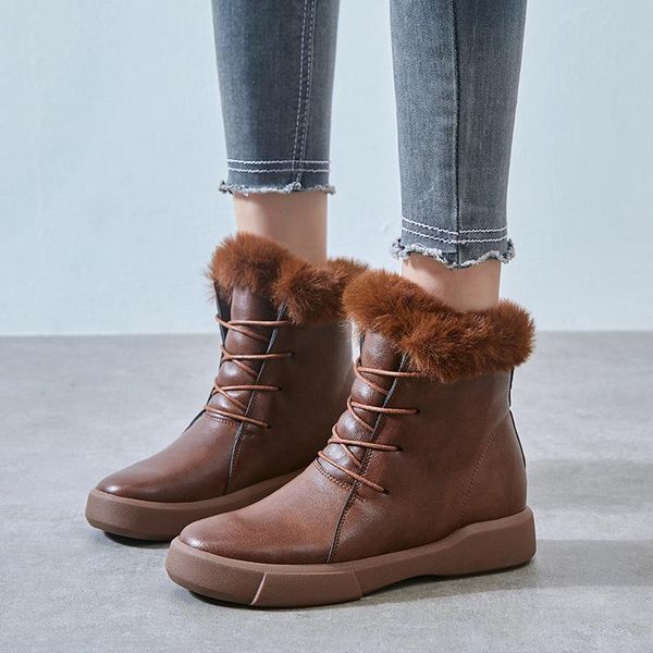 boots nice winter warm fur shoes wmen ankle flats female flat velvet short tub snow ladies, Black
boots nice winter warm fur shoes wmen ankle flats female flat velvet short tub snow ladies, Black