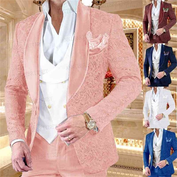 men's suits & blazers fashion wedding mens 3 pieces custom made man groom suit tuxedo slim fit navy blue jacquard blazer with vest, White;black
men's suits & blazers fashion wedding mens 3 pieces custom made man groom suit tuxedo slim fit navy blue jacquard blazer with vest, White;black