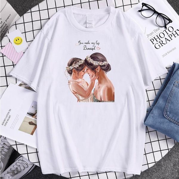 men's t-shirts tee you make my life beautiful print t-shirt for menscrewneck breathable summer casual shirts oversized clothing, White;black
men's t-shirts tee you make my life beautiful print t-shirt for menscrewneck breathable summer casual shirts oversized clothing, White;black
